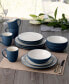 Colorwave Coupe 16-Pc. Dinnerware Set, Service for 4