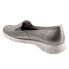 Фото #5 товара Trotters Universal T2110-033 Womens Silver Narrow Leather Loafer Flats Shoes 7