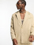 Фото #5 товара Reclaimed Vintage limited edition relaxed blazer with distressing in stone co-ord