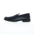 Фото #3 товара Drew Essex 43950-14 Mens Black Leather Loafers & Slip Ons Penny Shoes