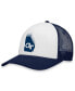 ფოტო #1 პროდუქტის Men's White, Navy Georgia Tech Yellow Jackets Tone Down Trucker Snapback Hat