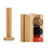 Stand for 36 Coffee Capsules Rotating Bamboo 11 x 11 x 34 cm (6 Units)