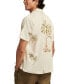 Palm Tree Embroidered Short Sleeve Camp Collar Shirt