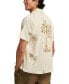 ფოტო #3 პროდუქტის Palm Tree Embroidered Short Sleeve Camp Collar Shirt