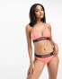 Фото #2 товара Superdry co-ord elastic bikini brief in hyper fire coral/black