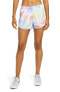 Фото #2 товара Шорты спортивные Nike 280011 Women's Tempo Tie Dye, размер X-Small - фиолетовые