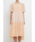 ფოტო #1 პროდუქტის Women's Plaid Midi Dress