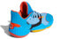 adidas Harden Vol. 4 Gca Su Casa 哈德 拼色 防滑耐磨 低帮 篮球鞋 男款 蓝 / Баскетбольные кроссовки Adidas Harden Vol. 4 Gca Su Casa FW7498