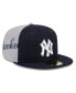Фото #1 товара Men's Navy/Gray New York Yankees Gameday Sideswipe 59Fifty Fitted Hat