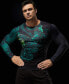 Фото #10 товара Рашгард Cody Lundin для мужчин с 3D печатью, тесная верхняя одежда для тренировок, длинный рукав - Майка сжатия для мужчин.