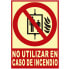 Фото #1 товара NORMALUZ No Utilizar En Caso De Incendio 1 mm Sign 21x30 cm