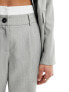 Фото #5 товара 4th & Reckless tailored boxer waist detail wide leg trousers co-ord in grey