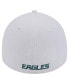 Фото #3 товара Men's White Philadelphia Eagles Active 39THIRTY Flex Hat