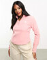 The North Face Glacier 100 1/4 zip fleece in pink