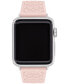 Фото #1 товара Women's Pink Silicone Strap for Apple Watch 38mm, 40mm, 41mm