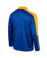 ფოტო #3 პროდუქტის Men's Blue UCLA Bruins Marled Half-Zip Jacket