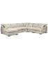 Фото #1 товара Rhyder 5-Pc. Fabric Sectional Sofa with Chaise, Created for Macy's