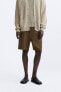 Faded jogging bermuda shorts