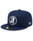 Фото #3 товара Men's Navy Chicago White Sox Cooperstown Collection Oceanside Green Undervisor 59Fifty Fitted Hat