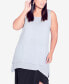 Фото #1 товара Plus Size Selena Layer Tunic Top