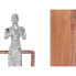 Декоративная фигура Сладкая флейта Серебристый Деревянный Металл 13 x 27 x 13 cm