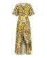 ფოტო #5 პროდუქტის Women's Printed Asymmetrical Dress