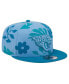 Фото #2 товара Men's Teal Jacksonville Jaguars Leafy 9FIFTY Snapback Hat