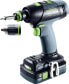 Фото #2 товара Festool Akku-Bohrschrauber T 18+3 HPC 4,0 I-Plus, 2x4,0 Ah + Ladegerät+Systainer