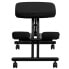 Фото #3 товара Mobile Ergonomic Kneeling Chair In Black Fabric