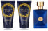 Versace Pour Homme Dylan Blue - EDT 50 ml + aftershave 50 ml + shower gel 50 ml