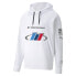 Фото #3 товара Puma Bmw Mms Street Pullover Hoodie Mens White Casual Athletic Outerwear 5311250