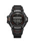 ფოტო #1 პროდუქტის Men's Digital Black Resin Plastic Watch, 52.6mm, GBDH2000-1A
