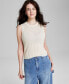 ფოტო #1 პროდუქტის Women's Ribbed Sweater Tank Top, Created for Macy's