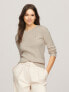 Фото #1 товара Long-Sleeve Cable Sweater