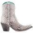 Фото #1 товара Corral Boots Snakeskin Snip Toe Cowboy Womens Beige Casual Boots A3791