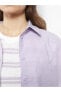 Gömlek Yaka Düz Uzun Kollu Poplin Kadın Tunik