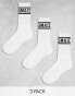 Six Stories Bridesmaid socks bundle 3pk in white