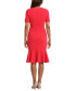 ფოტო #2 პროდუქტის Petite Twisted Sheath Dress