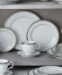 Фото #14 товара Charlotta Platinum 60 Piece Dinnerware Set, Service for 12