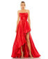 Фото #1 товара Women's Strapless Rouched Gown