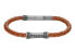 Фото #1 товара Timeless leather bracelet for men Barrell PEAGB0035004