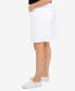 Plus Size Essentials Tech Stretch Pull On Skort with Elastic Wasitband