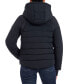 ფოტო #2 პროდუქტის Women's Logo Hooded Puffer Coat