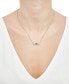 Diamond Soccer Mom Pendant Necklace (1/10 ct. t.w.) in Sterling Silver or 14k Gold-Plated Sterling Silver, 16" + 2" extender