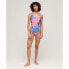 SUPERDRY Print Scoop Back Swimsuit