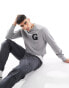 Фото #2 товара GANT applique G logo sweatshirt in grey marl