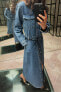 Фото #4 товара Платье джинсовое средней длины от ZARA Z1975