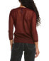 Фото #2 товара Lafayette 148 New York Double Layer Cable Sweater Women's Red Xl