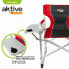 Фото #4 товара Складной стул для кемпинга Aktive Серый Красный 61 x 92 x 52 cm (2 штук)
