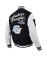 Фото #3 товара Men's Black Southern University Jaguars HBCU Vintage Varsity Wool Full-Zip Jacket